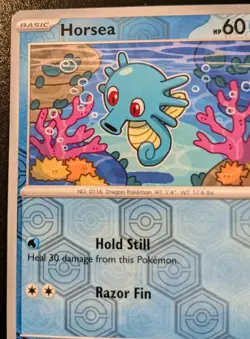 Horsea 010/064 Reverse Holo Common Scarlet & Violet: Shrouded Fable Pokemon TCG - Image 2