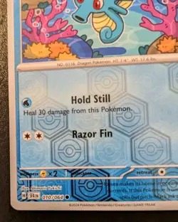 Horsea 010/064 Reverse Holo Common Scarlet & Violet: Shrouded Fable Pokemon TCG - Image 4