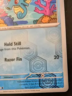 Horsea 010/064 Reverse Holo Common Scarlet & Violet: Shrouded Fable Pokemon TCG - Image 5