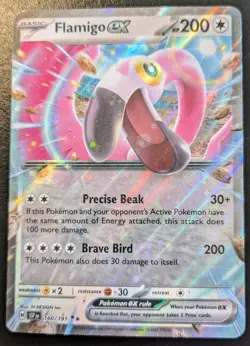 Flamigo EX 160/191 Double Rare Scarlet & Violet: Surging Sparks Pokemon TCG - Image 1