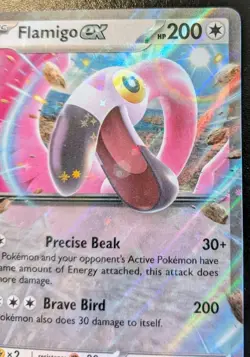 Flamigo EX 160/191 Double Rare Scarlet & Violet: Surging Sparks Pokemon TCG - Image 3
