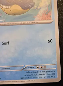 Wailmer 040/159 Common Scarlet & Violet: Journey Together Pokemon TCG - Image 5