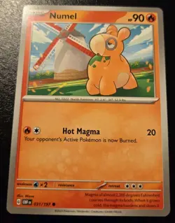Numel 031/197 Common Scarlet & Violet: Obsidian Flames Pokemon TCG - Image 1