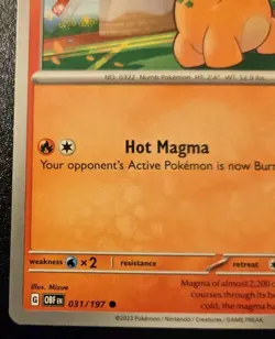 Numel 031/197 Common Scarlet & Violet: Obsidian Flames Pokemon TCG - Image 4