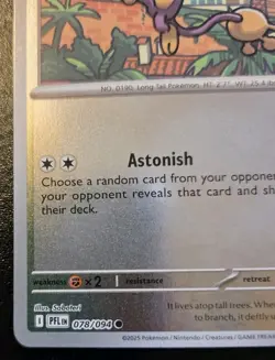 Aipom 078/094 Reverse Holo Common Phantasmal Flames Pokemon TCG - Image 4