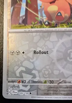 Cufant 109/159 Reverse Holo Common Journey Together Pokemon TCG - Image 4