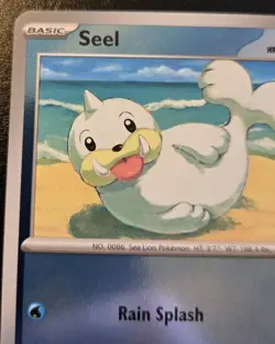 Seel 018/088 Reverse Holo Common Mega Evolution: Perfect Order Pokemon TCG - Image 2