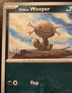 Paldean Wooper 127/197 Common Scarlet & Violet: Obsidian Flames Pokemon TCG - Image 2
