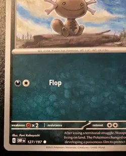 Paldean Wooper 127/197 Common Scarlet & Violet: Obsidian Flames Pokemon TCG - Image 4