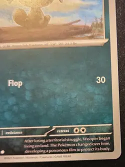 Paldean Wooper 127/197 Common Scarlet & Violet: Obsidian Flames Pokemon TCG - Image 5