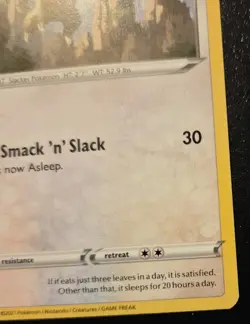 Slakoth 129/203 Common Sword & Shield: Evolving Skies Pokemon TCG - Image 5