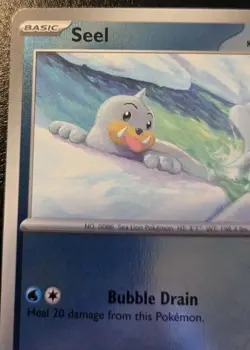 Seel 021/094 Reverse Holo Common Phantasmal Flames Pokemon TCG - Image 2