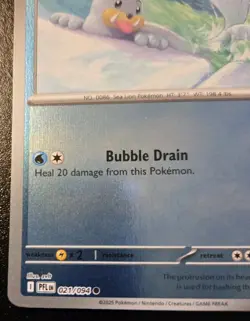 Seel 021/094 Reverse Holo Common Phantasmal Flames Pokemon TCG - Image 4