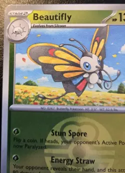 Beautifly 013/217 Love Ball Holo Uncommon Ascended Heroes Pokemon TCG - Image 2