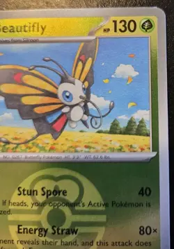 Beautifly 013/217 Love Ball Holo Uncommon Ascended Heroes Pokemon TCG - Image 3
