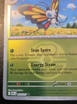 Beautifly 013/217 Love Ball Holo Uncommon Ascended Heroes Pokemon TCG - Image 4