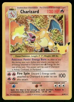 Pokemon Cards Charizard 4/102 Celebrations NM - Image 1
