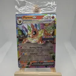 Flareon ex 014/131 - Pokemon TCG Prismatic Evolutions STAMPED SEALED NM - Image 1