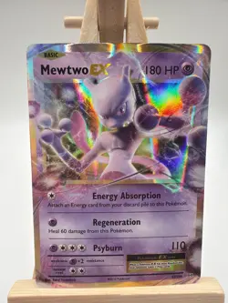 Mewtwo EX 52/108 Holo Rare EX Evolutions Pokemon NM - Image 1
