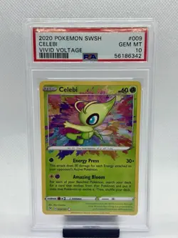 Pokemon Vivid Voltage Celebi 009/185 Amazing Rare PSA 10 Gem Mint - Image 1