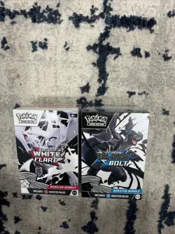 Pokemon Black Bolt And White Flare Booster Bundle (Sealed Pair) - Image 1