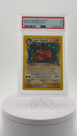 2000 POKEMON ROCKET #6 DARK DUGTRIO-HOLO PSA EX 5 - Image 2