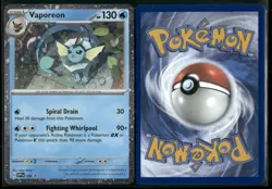 ✰ VAPOREON (COSMOS HOLO) 168 PROMO SCARLET & VIOLET PROMO POKEMON ✰ NM/M - Image 1