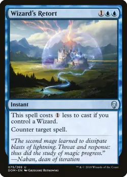 MTG Wizard's Retort ** Dominaria ** English - Image 1