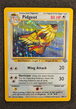 Pokemon TCG - Pidgeot - Holo Rare - 8/64 Jungle Set - 1999 Vintage WOTC - MP/HP - Image 5