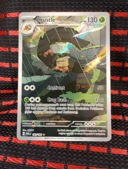 Pokemon TCG SV: Paradox Rift Crustle Holo 183/182 NM - Image 1