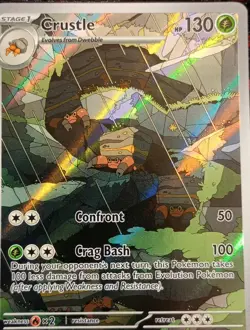 Pokemon TCG SV: Paradox Rift Crustle Holo 183/182 NM - Image 5