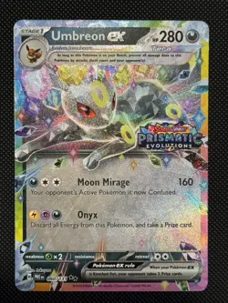 Pokemon TCG Umbreon EX 060/131 Holo Rare Stamped Prismatic Evolutions NM - Image 1
