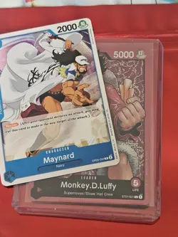 One Piece CCG Monkey.D.Luffy ST01-001 Leader Foil English Edition - Image 5