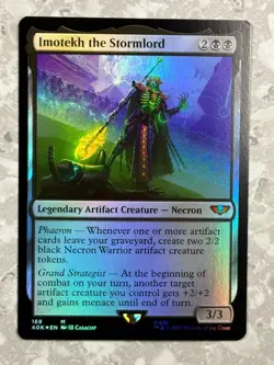 Imotekh the Stormlord 169 FOIL M MTG Warhammer NM X1 - Image 1