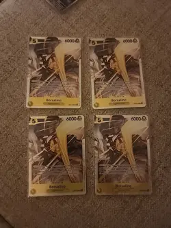 4x One Piece Borsalino EB04-058 SR Adventure On Kami’s Island OP15 ENG PLAYSET - Image 1