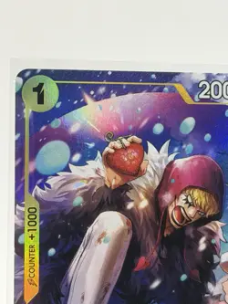 Bandai Donquixote Rosinante 2000 Power Holo R One Piece CCG OP12-108 English - Image 2