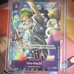Namco Uso-Hachi ST18-001 Premium Booster Vol. 2 Alt Art Foil 3000 Common English - Image 1