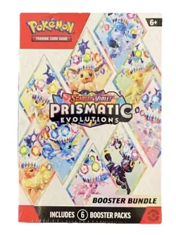 Pokemon Prismatic Evolutions Booster Bundle - Sealed - 6 Booster Packs - Image 1