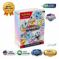 Pokemon TCG: S&V Prismatic Evolutions Factory Sealed Booster Bundle Box - Image 1