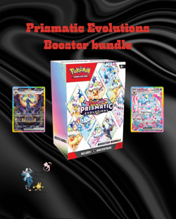Pokemon TCG S&V Prismatic Evolutions | Booster Bundle | 6 packs | Sealed - Image 1