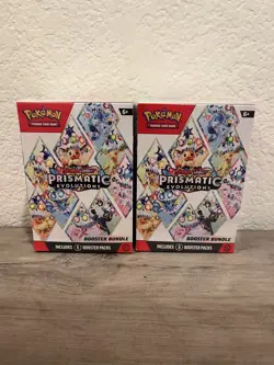 Pokemon TCG:Prismatic Evolutions Booster Bundle Sealed/New **LOT OF 2 INCLUDED - Image 1