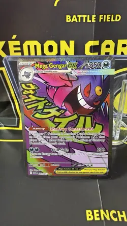 Mega Gengar EX 269 Ascended Heros Full Art Secret Rare Pokemon Card Near Mint NM - Image 1