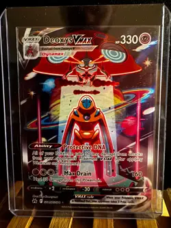 Deoxys VMAX - GG45/GG70 - Pokemon Crown Zenith Galarian Gallery Ultra Card NM - Image 1