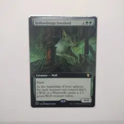 MTG Hollowhenge Overlord Extended Art - Innistrad: Crimson Vow Commander #074 - Image 1