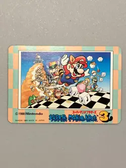 Thwomp - 30 - Super Mario Bros 3 - Nintendo Bandai Card Japanese - Image 2