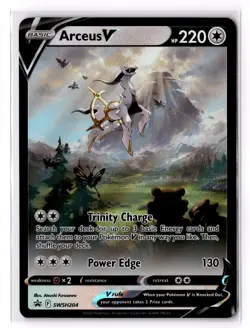 Arceus V SWSH204 SWSH: Sword & Shield Promo Cards Holofoil NM - Image 1
