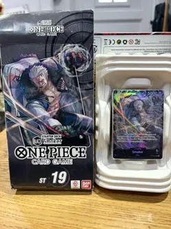 One Piece Card Game SMOKE Black Starter Deck (ST 19) DECK ONLY - Image 1