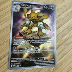 Alakazam 009 Holo Illustration Rare Mega Evolution Promo Pokemon Card - Image 2