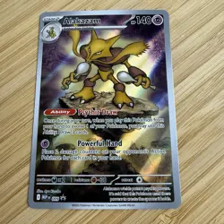 Alakazam 009 Holo Illustration Rare Mega Evolution Promo Pokemon Card - Image 5