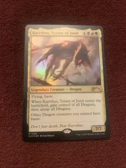 Karrthus Tyrant of Jund Secret Lair Drop Foil 1250 NM+ Unplayed MTG Magic Card - Image 1